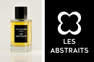 Flacon du parfum Philosopher's walk des Abstraits avec logo de la marque