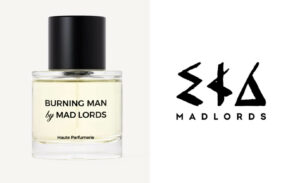 Flacon du parfum Burning Man de Mad Lords avec logo de la marque